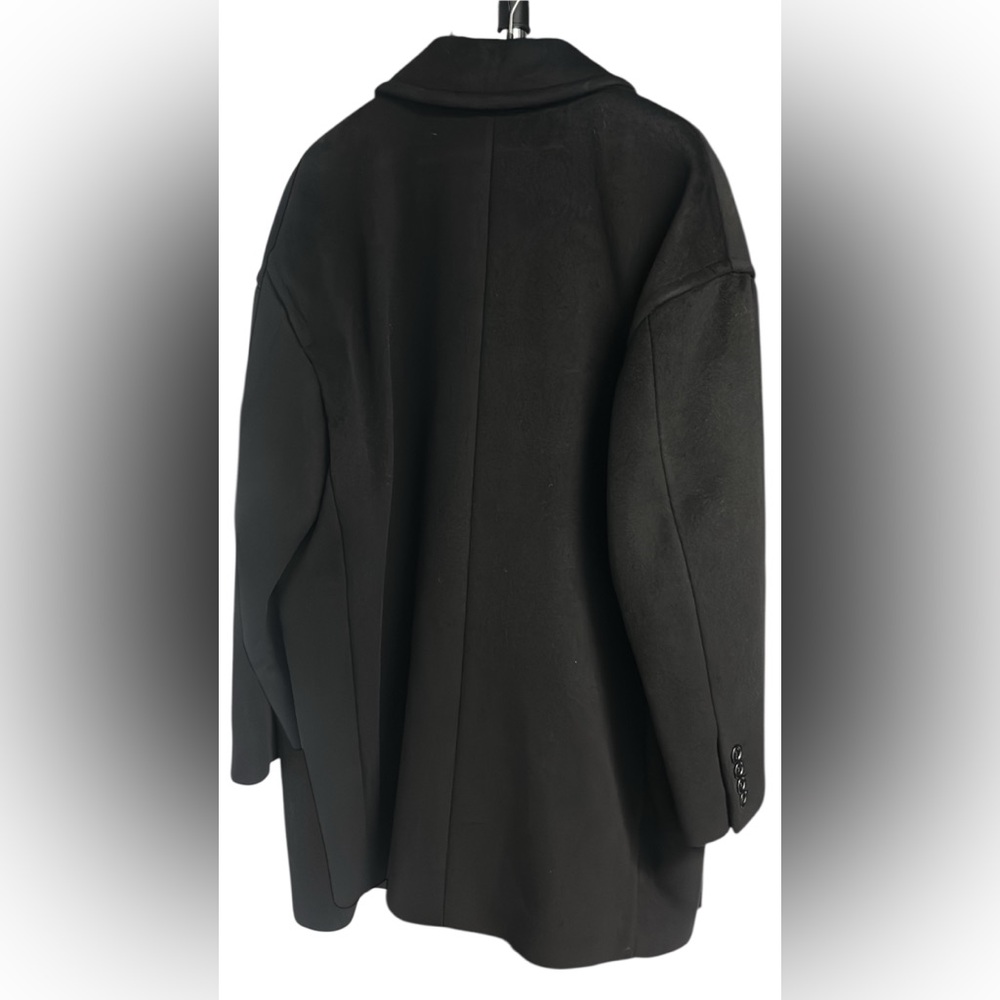 MaxMara Women's Black Wool Coat Meana - Picture 2 of 8